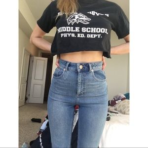 ASOS high rise skinny jeans